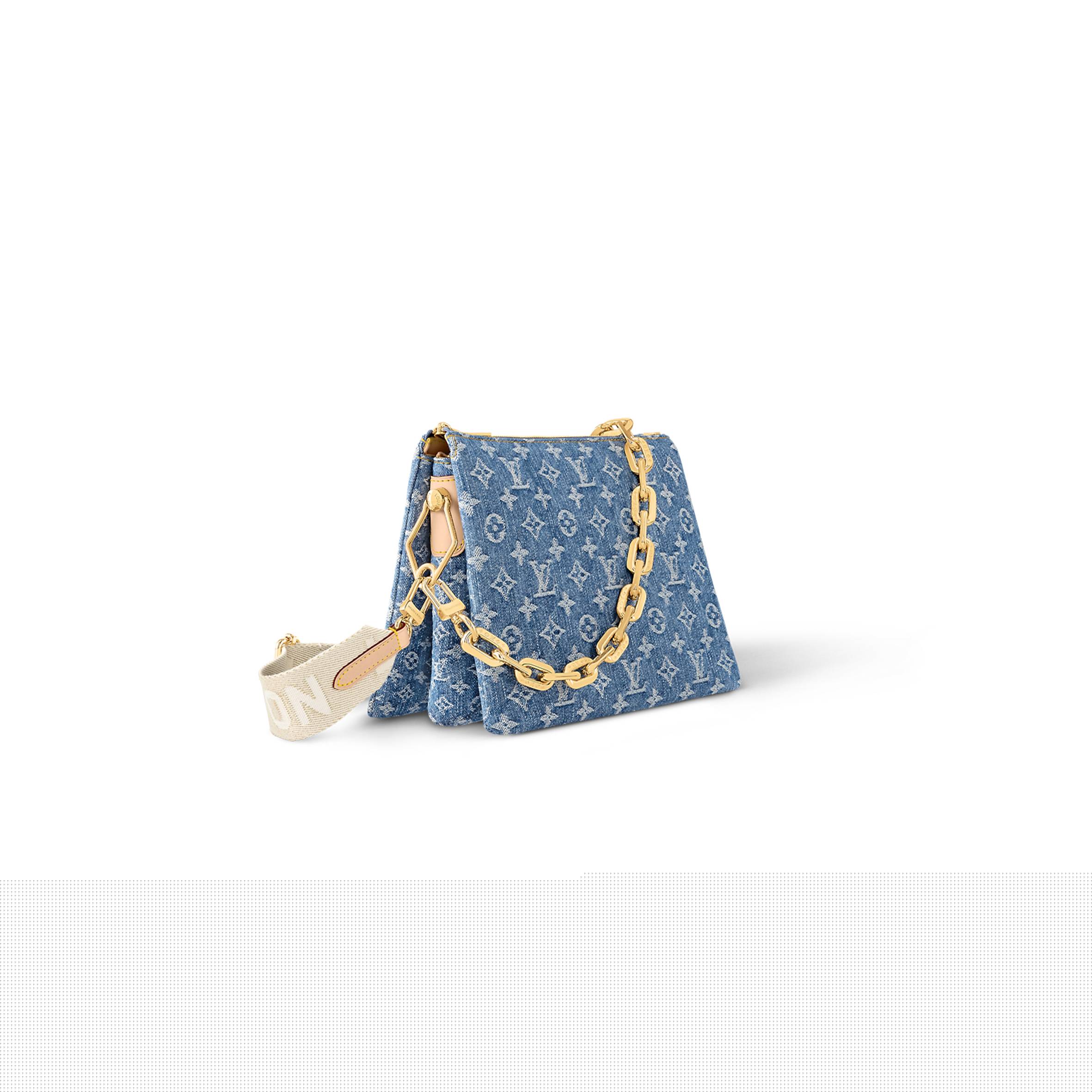 LOUIS VUITTON DENIM COUSSIN PM M24564 (26*20*12cm)